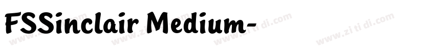 FSSinclair Medium字体转换
